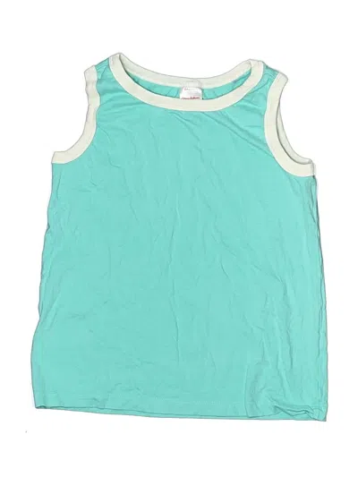 Pre-owned Hanna Andersson Kids' Sleeveless T-shirt In Blue