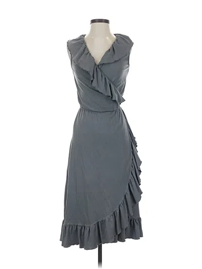 Pre-owned Hanna Andersson Sleeveless Top Gray Halter Neckline Tops