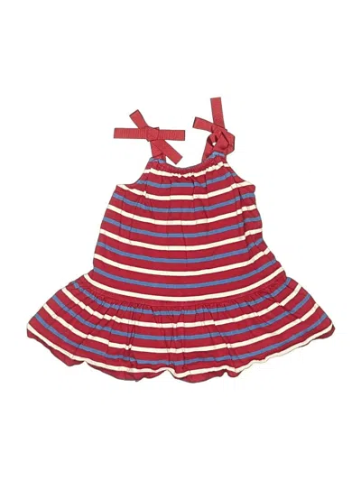 Pre-owned Hanna Andersson Babies' Sleeveless Top Red Halter Neckline Tops