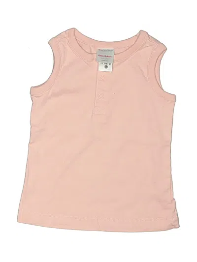 Pre-owned Hanna Andersson Kids' Sleeveless T-shirt In Pink