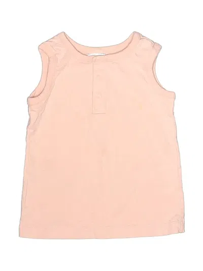 Pre-owned Hanna Andersson Kids' Sleeveless T-shirt In Pink