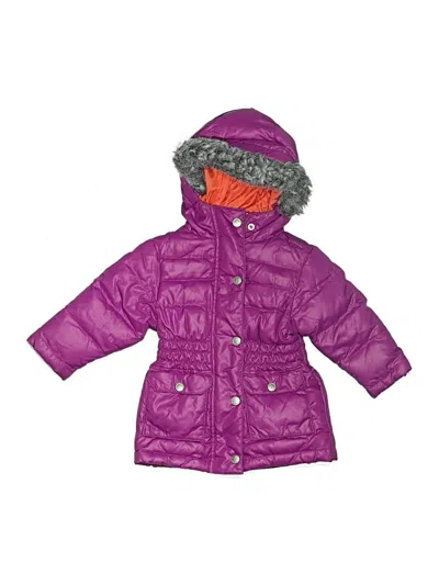 Pre-owned Hanna Andersson Kids' Snow Jacket In Purple