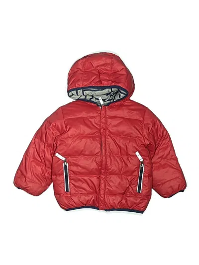 Pre-owned Hanna Andersson Kids' Snow Jacket In Red