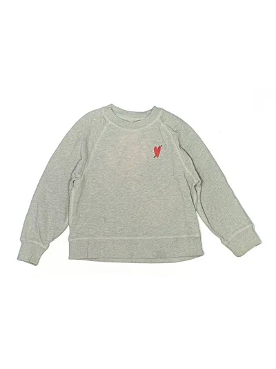 Pre-owned Hanna Andersson Kids' Sweatshirt In Gray