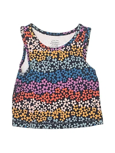 Pre-owned Hanna Andersson Kids' Tank Top Blue Halter Neckline Tops