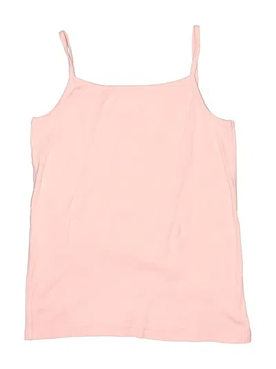 Pre-owned Hanna Andersson Kids' Tank Top Pink Halter Neckline Tops