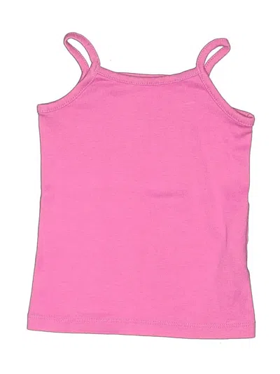 Pre-owned Hanna Andersson Kids' Tank Top Pink Halter Neckline Tops