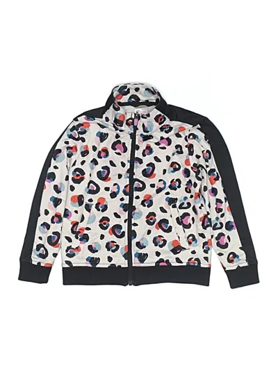 Pre-owned Hanna Andersson Kids' Track Jacket In White