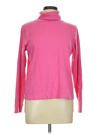 Pre-owned Hanna Andersson Turtleneck Sweater In Pink