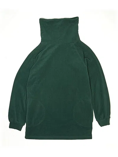 Pre-owned Hanna Andersson Kids' Turtleneck Sweater In Teal