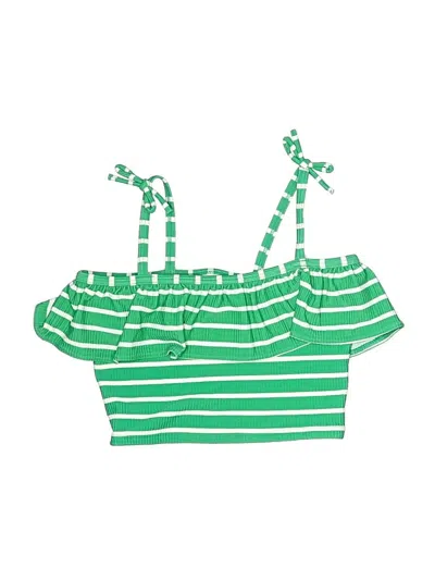 Pre-owned Hanna Andersson Kids' Two Piece Swimsuit In Green