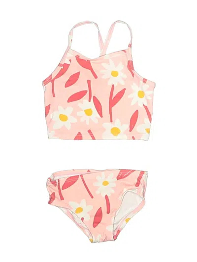Pre-owned Hanna Andersson Kids' Two Piece Swimsuit In Pink