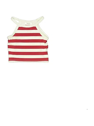 Pre-owned Hanna Andersson Kids' Two Piece Swimsuit In Red