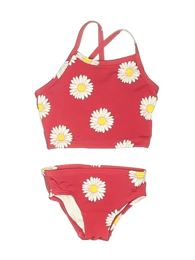 Pre-owned Hanna Andersson Kids' Two Piece Swimsuit In Red