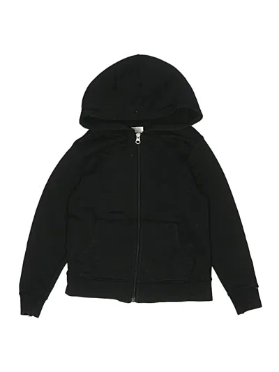 Pre-owned Hanna Andersson Kids' Zip Up Hoodie In Black