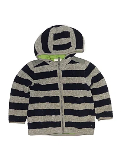 Pre-owned Hanna Andersson Kids' Zip Up Hoodie In Gray