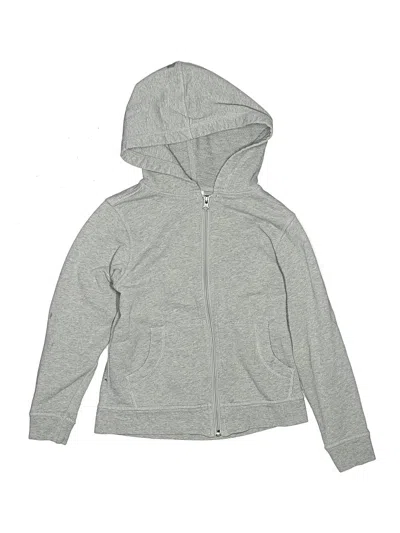 Pre-owned Hanna Andersson Kids' Zip Up Hoodie In Gray