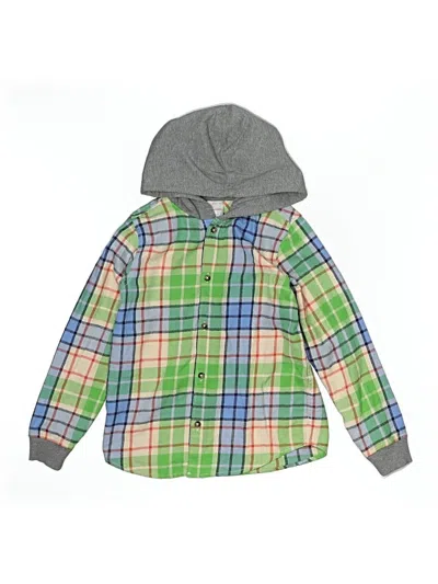 Pre-owned Hanna Andersson Kids' Zip Up Hoodie In Green