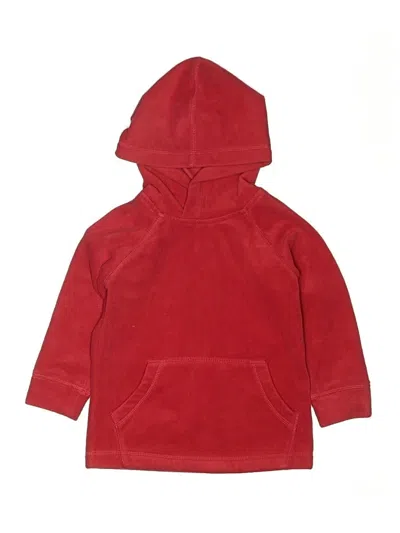 Pre-owned Hanna Andersson Kids' Zip Up Hoodie In Red
