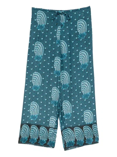 Hannah Artwear Azra Trousers In Blue