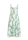 Hannah Artwear Elena Midi Dress In Pomegranate Jade