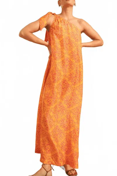 Hannah Artwear Helena Dress In Margarita Marigold In Orange