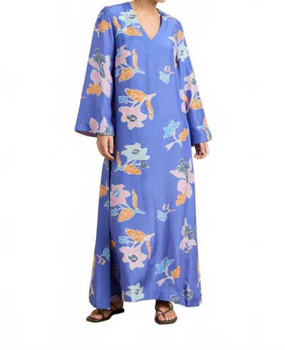 Hannah Artwear Leandra Dress In Orchid Cobalt In Blue