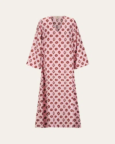 Hannah Artwear Leandra Ripple Lotus Maxi Dress