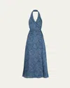 Hannah Artwear Marcela Maxi Dress In Cielo Midnight