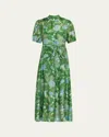 Hannah Artwear Oceanus Silk Maxi Dress In Multi