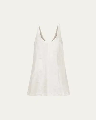Hannah Artwear Sara Embroidered Mini Dress In Verano Jasmin