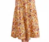 Hannah Artwear Yolanda Midi Dress In Amber In Orange