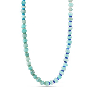 Hannah B. Jewelry Women's Blue Ocean Breeze Gemstone Necklace