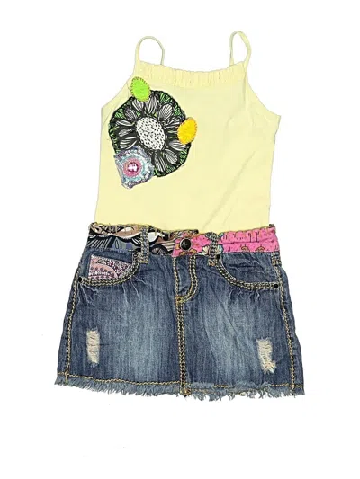 Pre-owned Hannah Banana Kids' Dress In Yellow