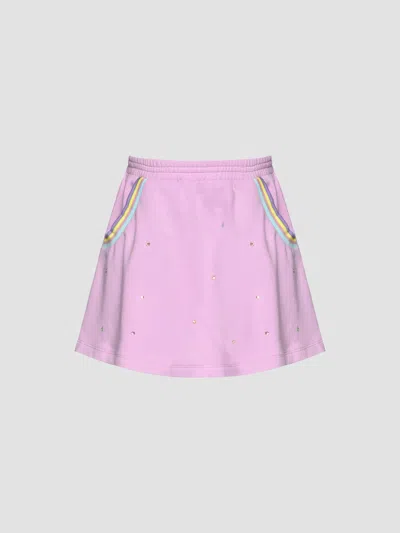 Hannah Banana Girl's Little Girl's & Girl's Rhinestone-embellished Skirt In Pink