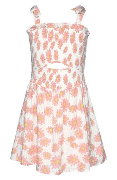 Hannah Banana Kids' Daisy Smocked Sundress In Multi