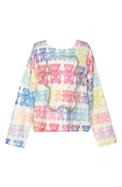Hannah Banana Kids' Gummy Bear Sweater In Multi