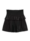Hannah Banana Little Girl's Smocked Mini Skirt In Black