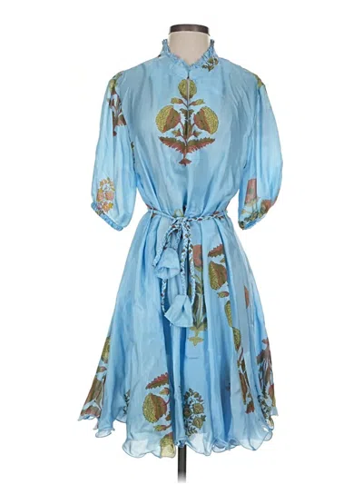 Pre-owned Hannah Casual Dress In Blue
