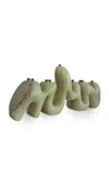 Hannah Polskin Menorah Sculpture In Green