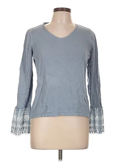 Pre-owned Hannah Pullover Sweater In Blue