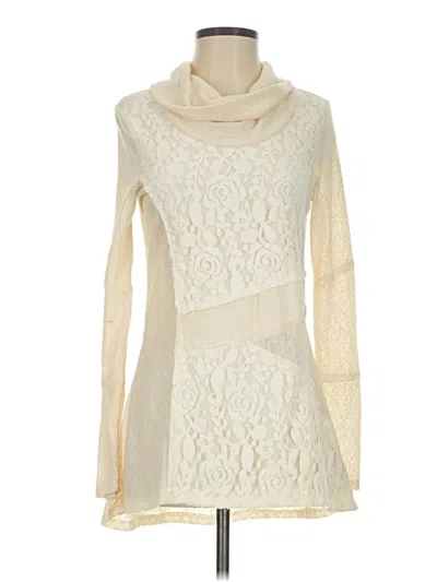 Pre-owned Hannah Pullover Sweater In White