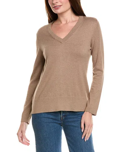 HANNAH ROSE BASIC V-NECK PULLOVER