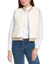 Hannah Rose Cashmere-blend Vest In Neutral