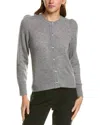 Hannah Rose Cashmere Cardigan In Grey