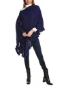 Hannah Rose Cashmere Topper In Blue