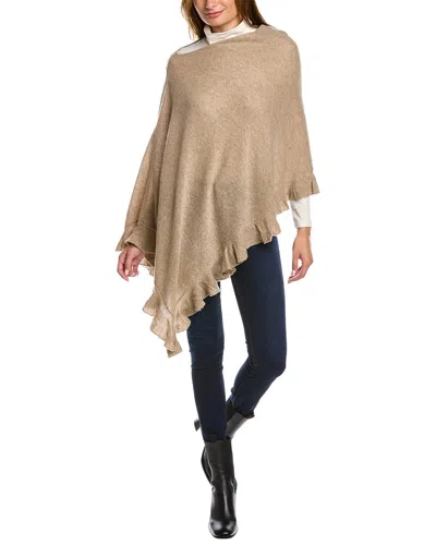 Hannah Rose Cashmere Topper In Brown