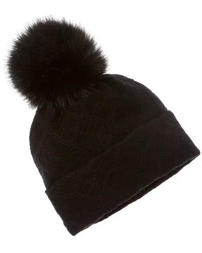 HANNAH ROSE CROSS COUNTRY STITCH WOOL & CASHMERE-BLEND HAT