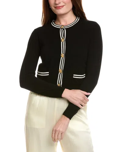 HANNAH ROSE HANNAH ROSE DOUBLE TIPPED CROPPED CASHMERE CARDIGAN