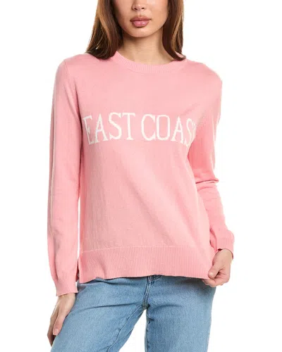 Hannah Rose East Coast Cashmere-blend Pullover In Pink